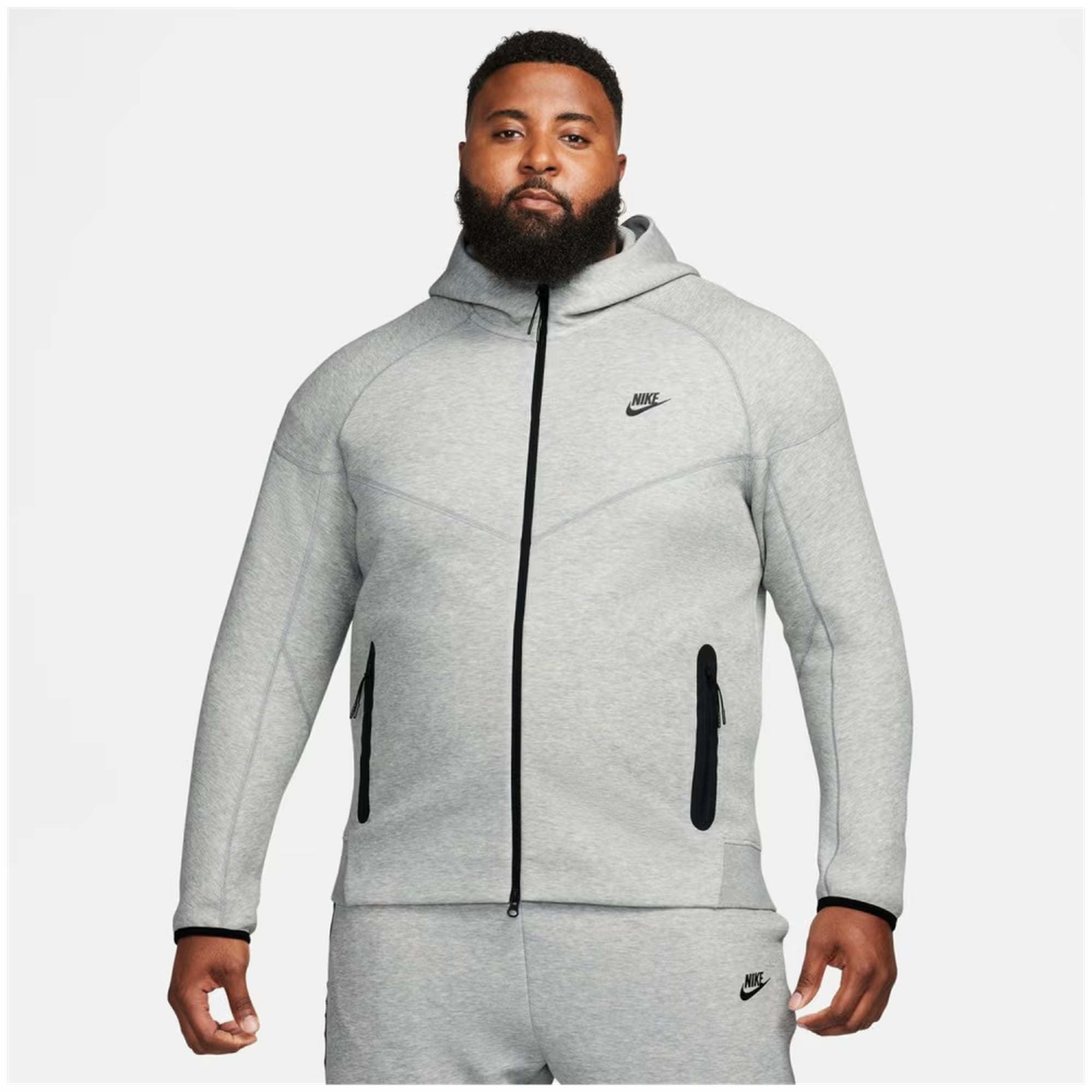 Nike Sportswear Tech Fleece Windrunner Zip Hoodie Dark Grey