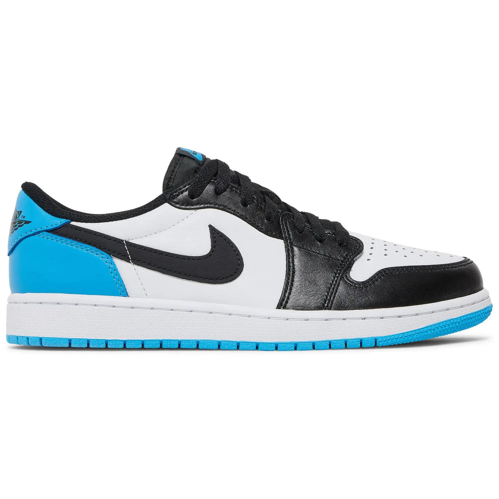 Jordan 1 Retro Low OG White Dark Powder Blue Black