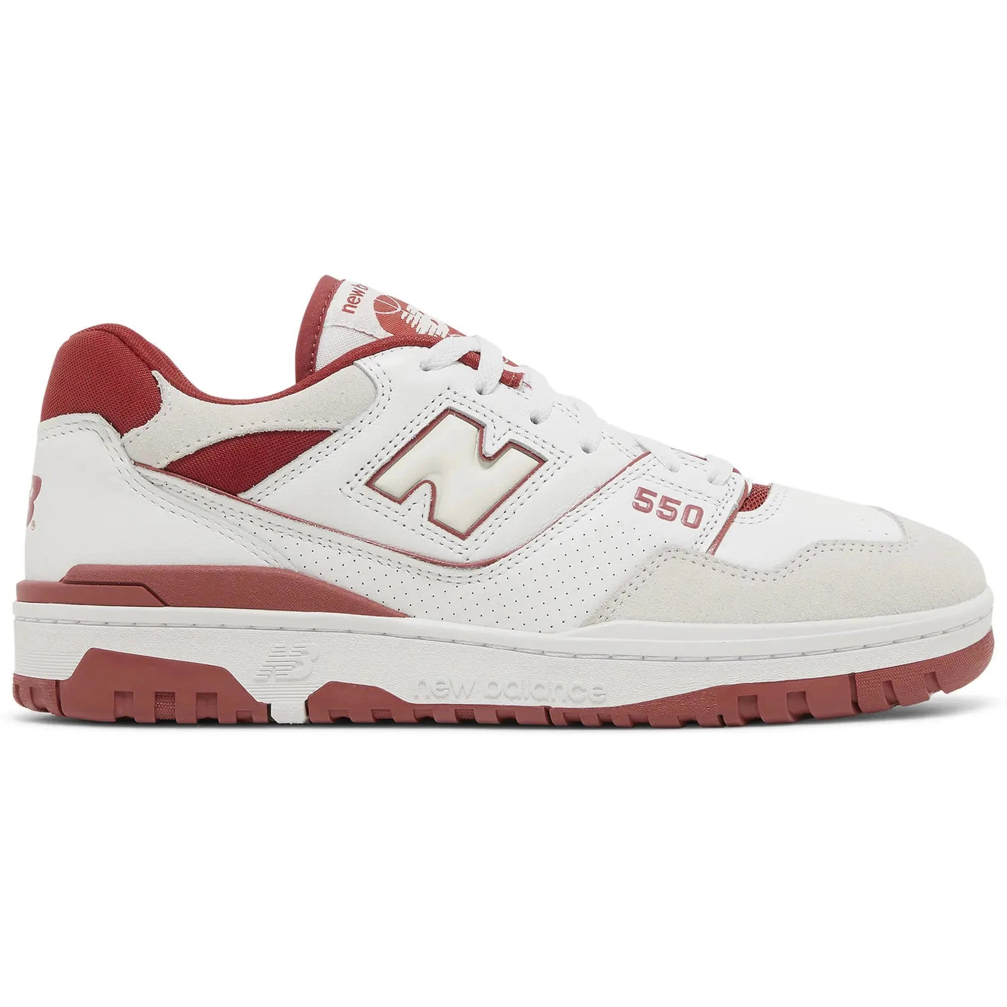 New Balance 550 White Terracotta Orange