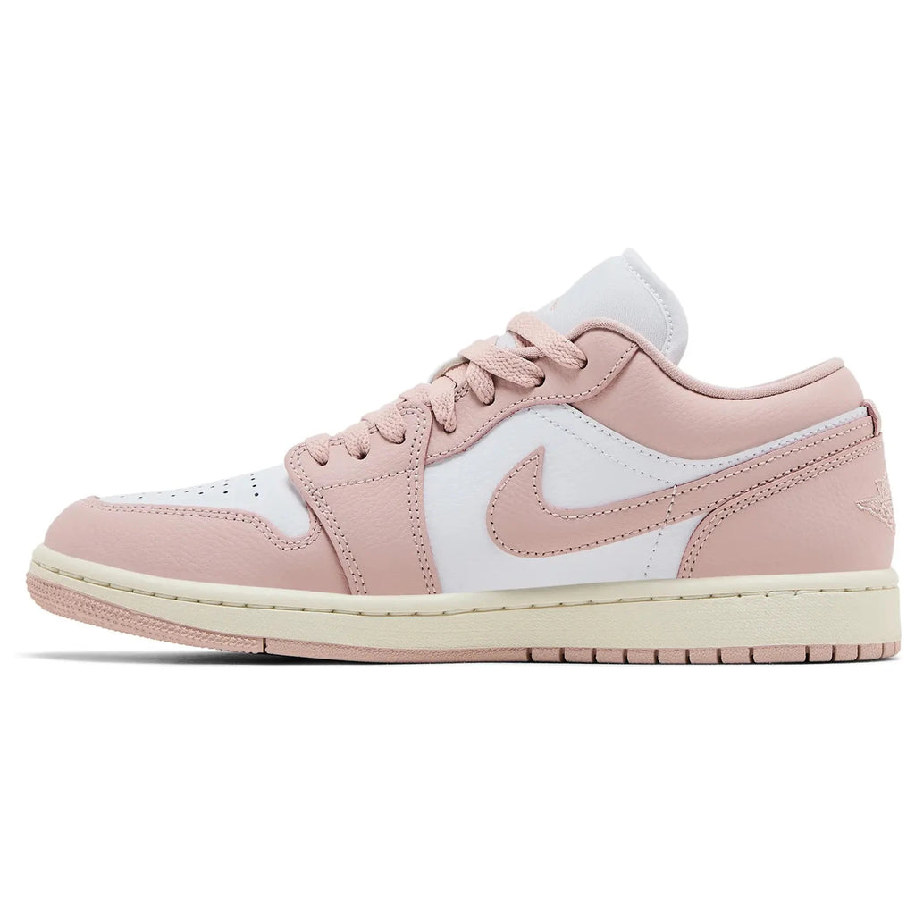 Jordan 1 Low W White Pink Oxford