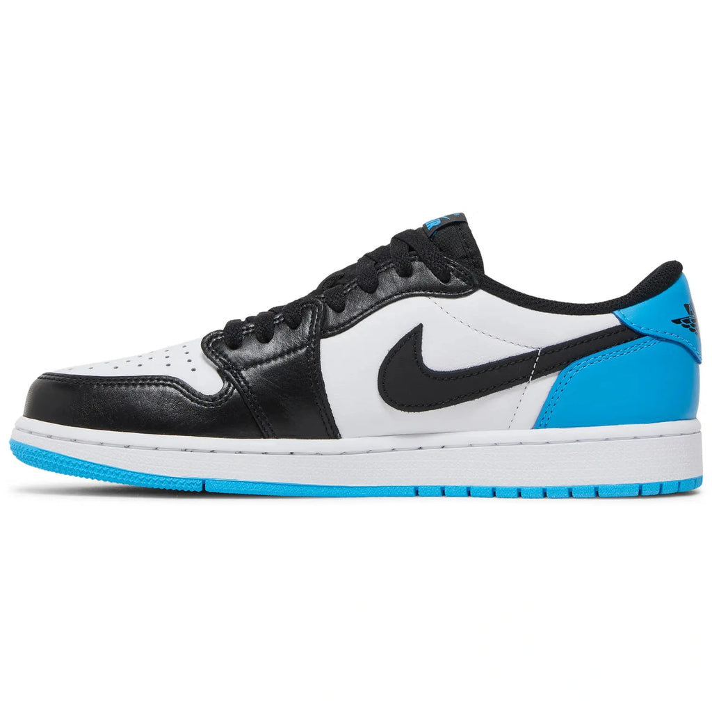 Jordan 1 Retro Low OG White Dark Powder Blue Black