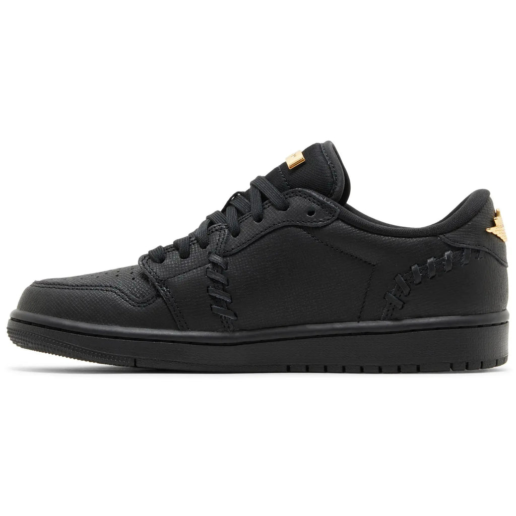 Jordan 1 Low W Method of Make Black Metallic Gold