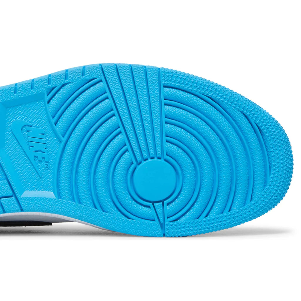 Jordan 1 Retro Low OG White Dark Powder Blue Black