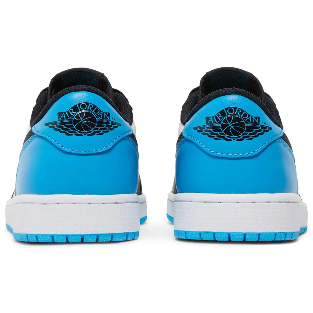 Jordan 1 Retro Low OG White Dark Powder Blue Black