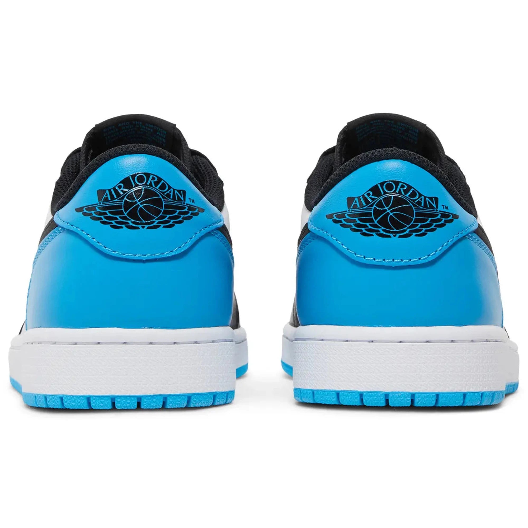 Jordan 1 Retro Low OG White Dark Powder Blue Black