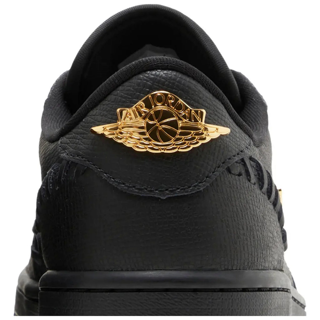 Jordan 1 Low W Method of Make Black Metallic Gold