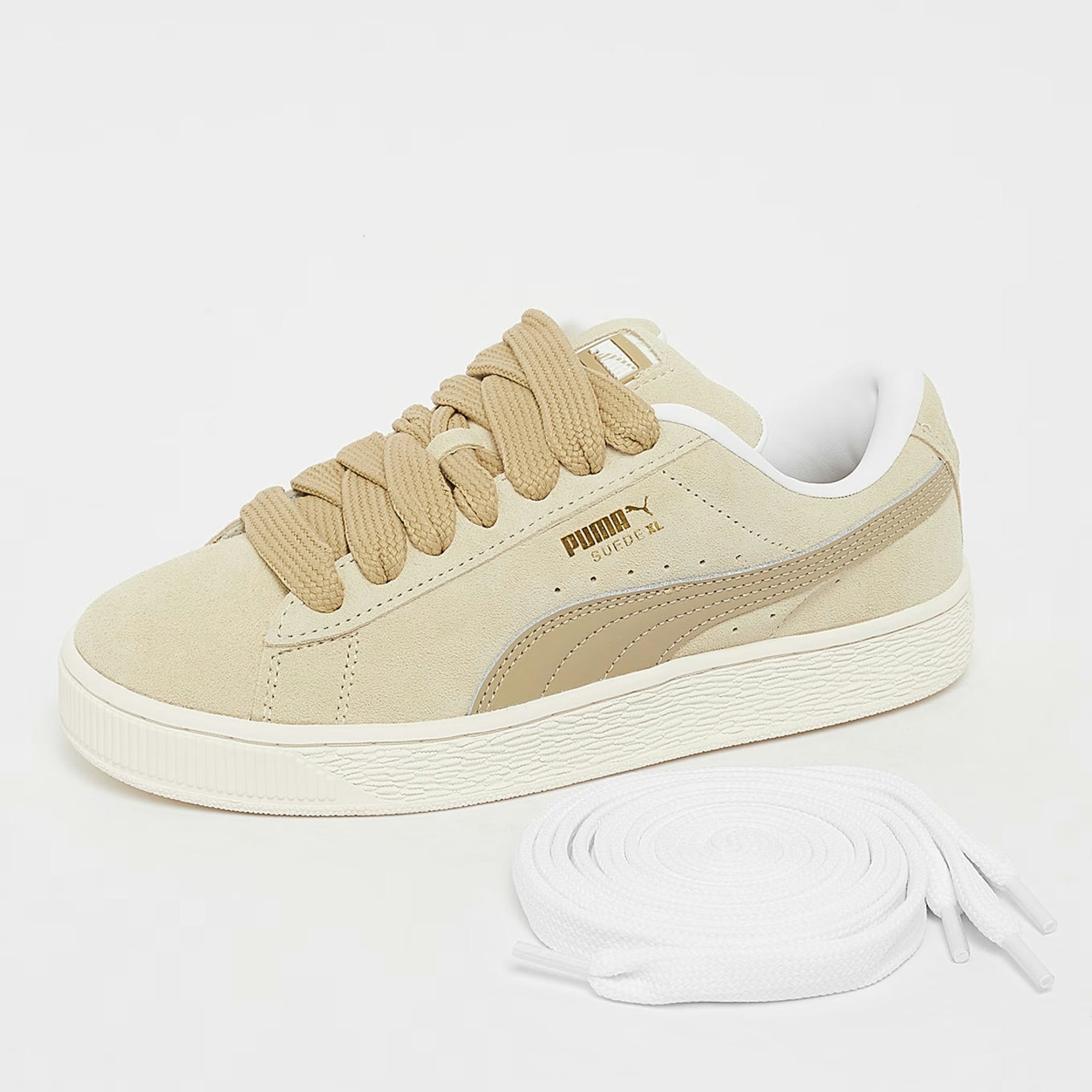 Puma Suede XL GS Putty White