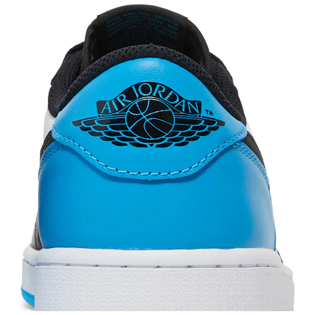 Jordan 1 Retro Low OG White Dark Powder Blue Black