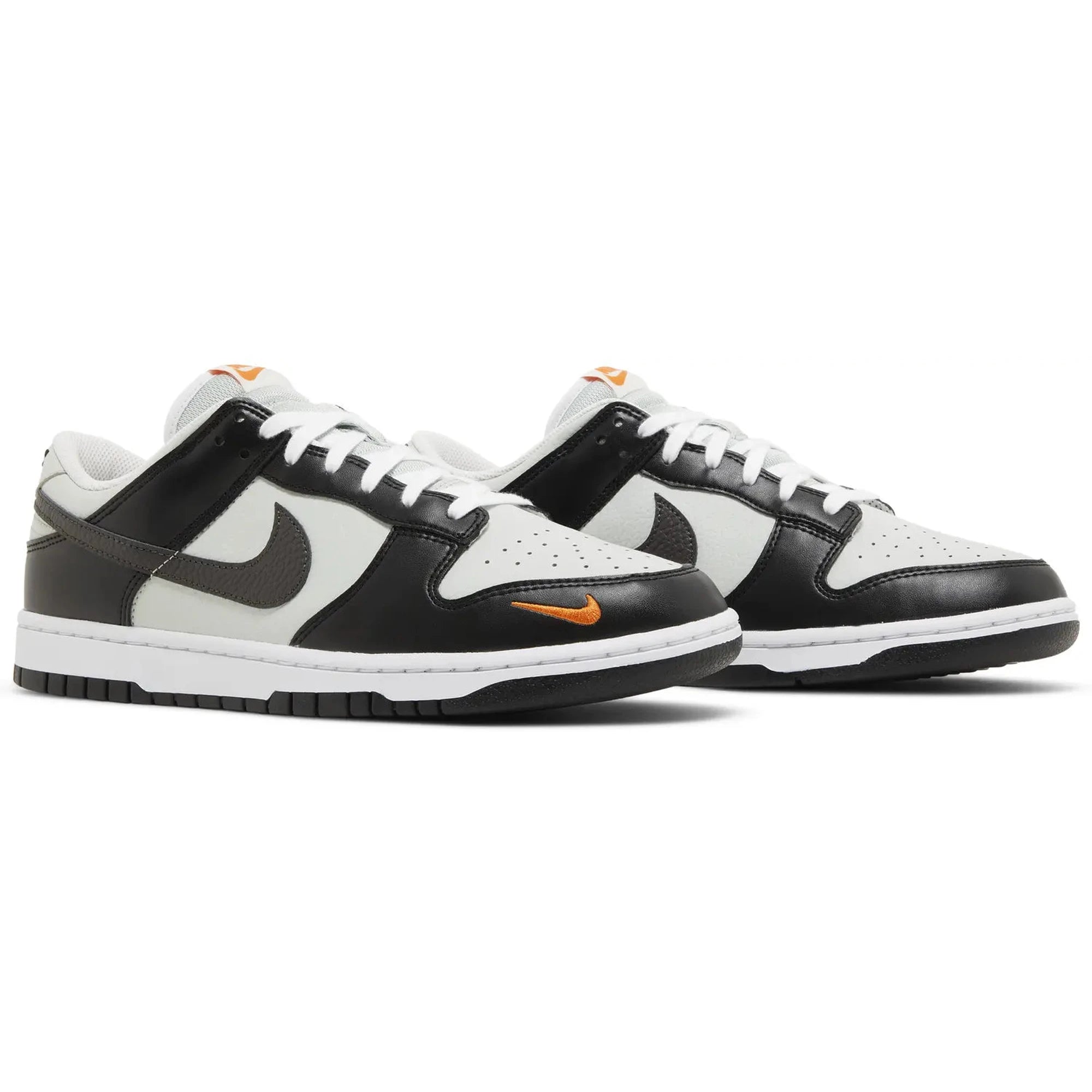 Nike Dunk Low Mini Swoosh Black Total Orange