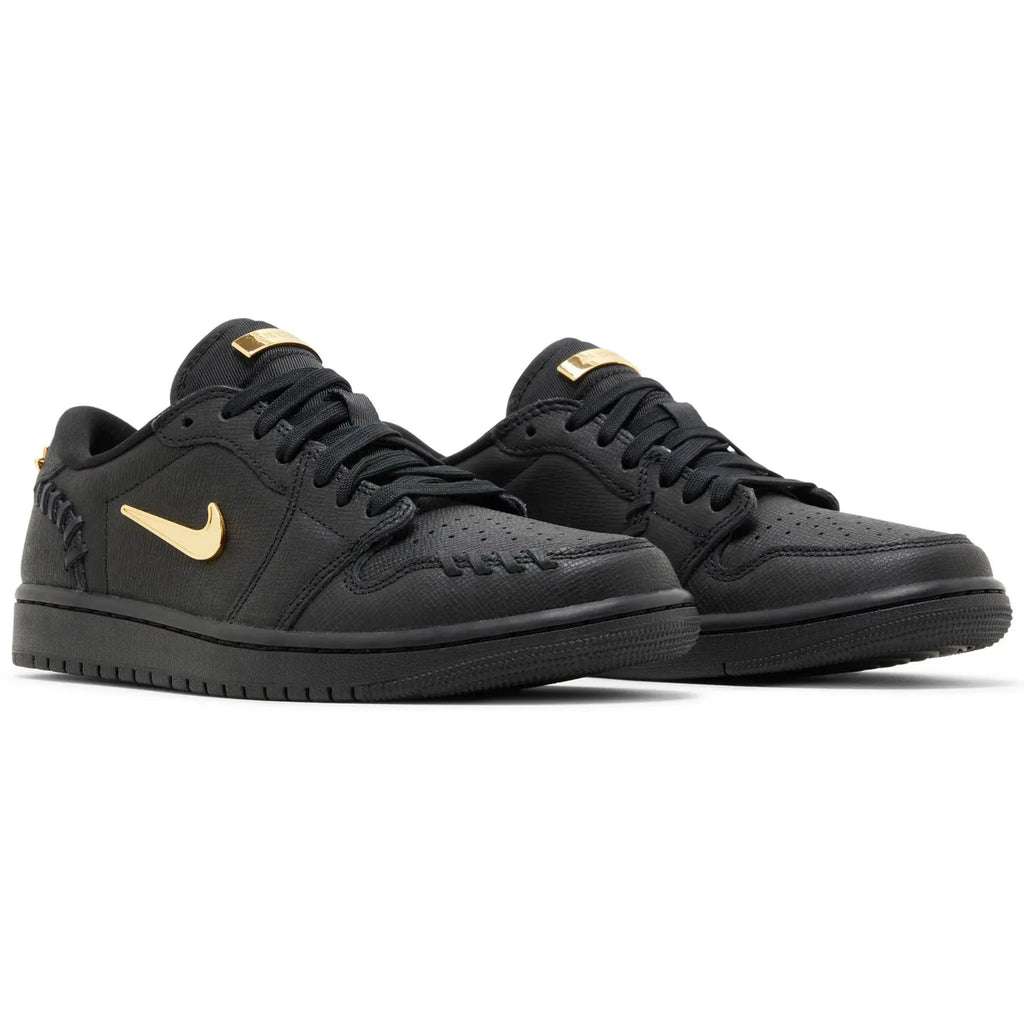 Jordan 1 Low W Method of Make Black Metallic Gold