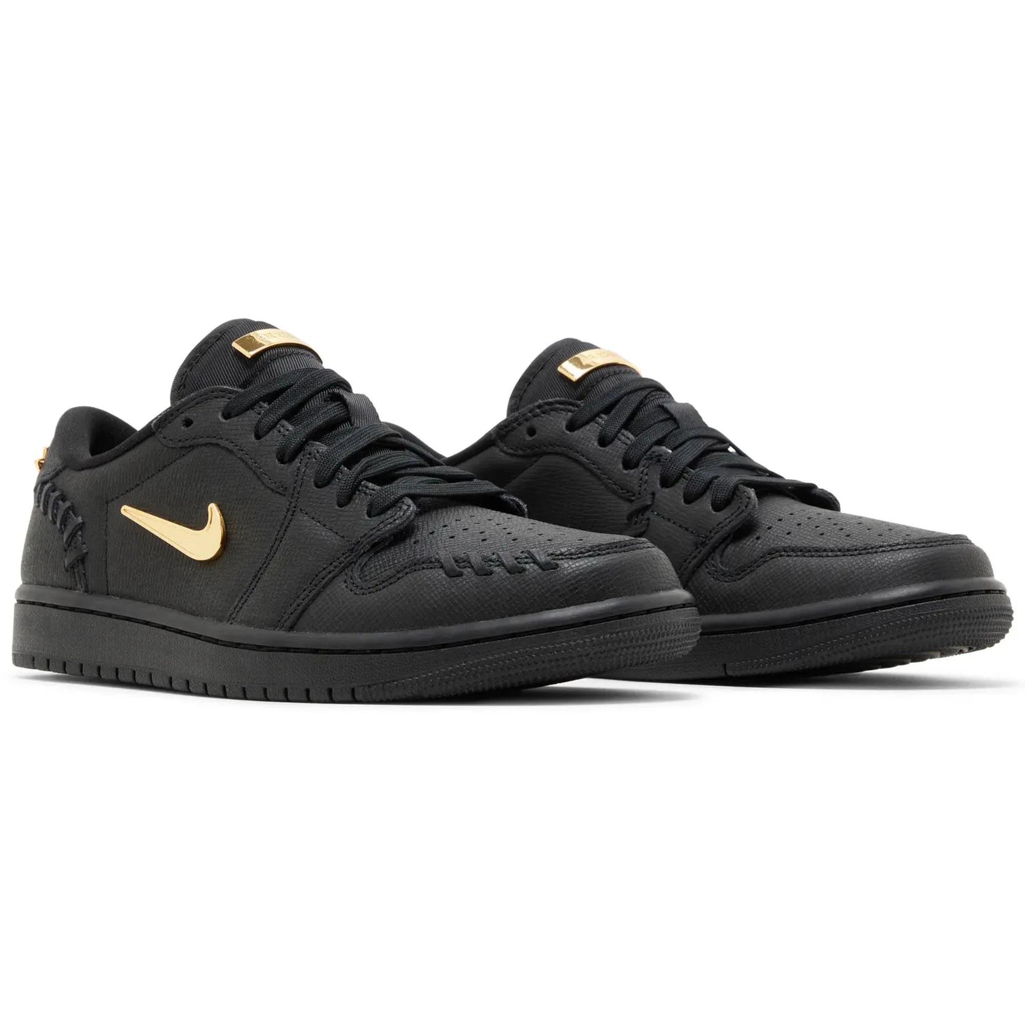 Jordan 1 Low W Method of Make Black Metallic Gold
