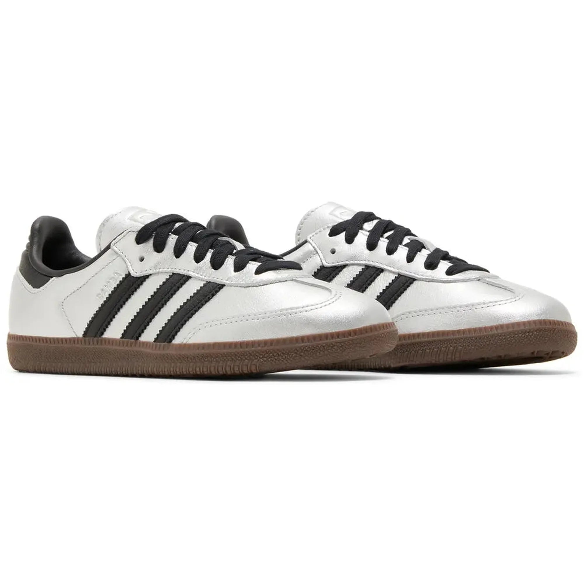 Adidas Samba OG W Silver Metallic Core Black